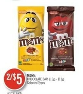 Shoppers Drug Mart M&M's offer