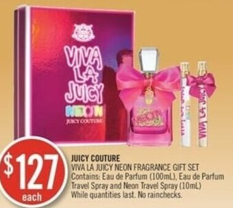 Shoppers Drug Mart Juicy couture offer