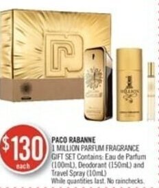 Shoppers Drug Mart Paco rabanne offer