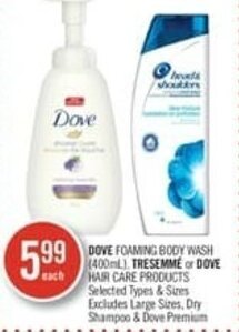Shoppers Drug Mart Dove offer
