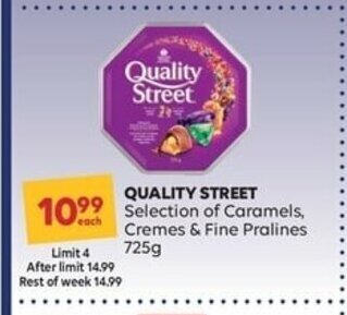 Shoppers Drug Mart Quality Street offer