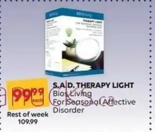 Shoppers Drug Mart S.A.D Therapy Light offer