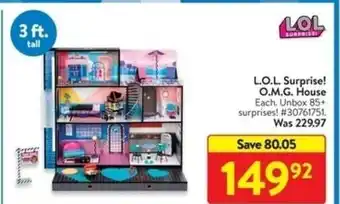 Walmart L.O.L. Surprise! O.M.G House offer