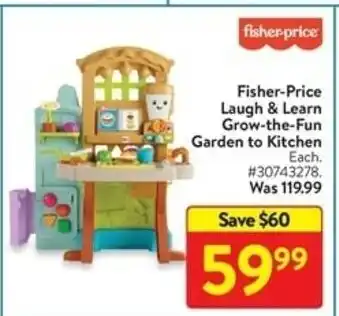 Walmart Fisher-Price Laugh & Learn Grow-the-Fun offer