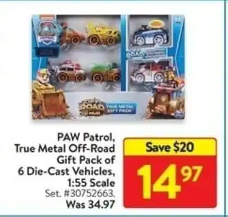 Walmart PAW Patrol True Metal Off-Road offer