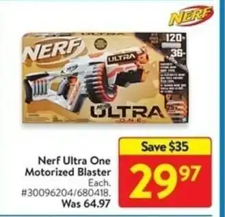 Walmart Neft Ultra One Motorized Blaster offer