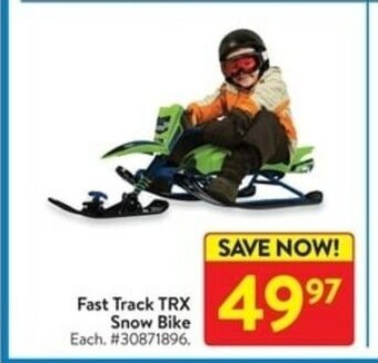 Walmart Fast Track TRX Snow Bike offer