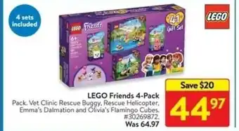 Walmart LEGO Friends 4-Packs offer