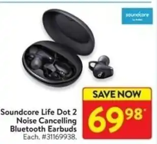 Walmart Soundcore Life Dot 2 Noise Cancelling offer