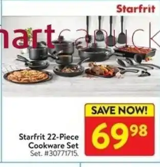 Walmart Starfrit 22-Piece Cookware Set offer