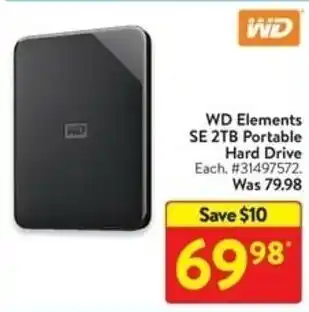 Walmart WD Elements offer