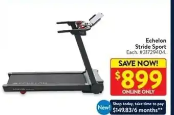Walmart Echelon Stride Sport offer