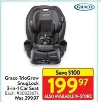 Walmart Graco Trio Grow Snug Lock offer