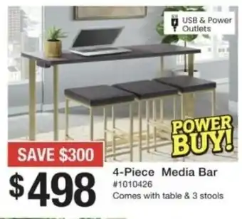 Bad Boy Superstore 4-Piece Media Bar offer
