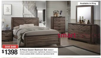 Bad Boy Superstore 6-Piece Queen Bedroom Set offer
