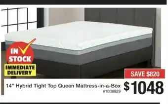 14 Hybrid Tight Top Queen Mattress-in-a-Box