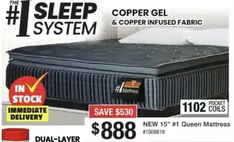 Bad Boy Superstore New 15 Queen Mattress offer
