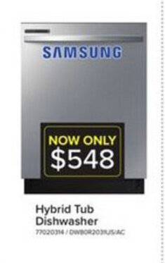 Leon's Hybrid Tub Dishwasher offer