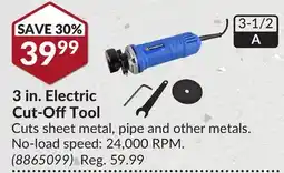 Princess Auto 3 in. Electric Cut-Off Tool offer