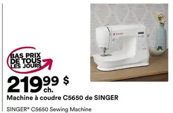 Michaels Machine à coudre C5650 de SINGER offer