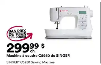 Michaels Machine à coudre C5950 de SINGER offer