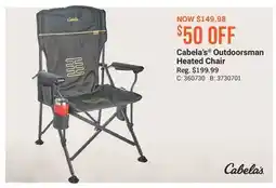Cabela's Cabela's Outdoorsman Heated Chair offer