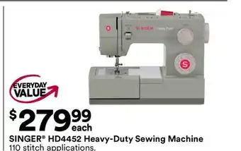 Michaels SINGER HD4452 Heavy-Duty Sewing machine offer