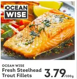 IGA Ocean wise fresh steelhead trout fillets offer
