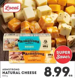 IGA Armstrong natural cheese offer