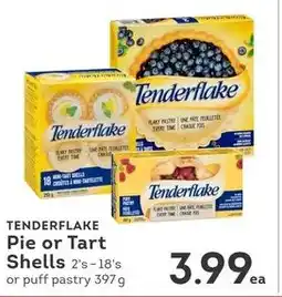 IGA Tenderflake Pie or Tart shells offer