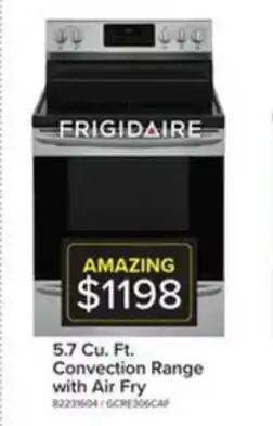 Leon's 5.7 Cu Ft Convection Range with Air Fry offer