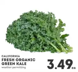 IGA California fresh organic green kale offer