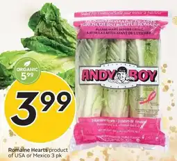 Sobeys Romaine hearts offer