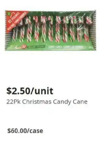 Dollarama 22Pk Christmas Candy Cane offer