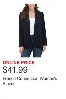 Costco French Connection Women's Blazer offer