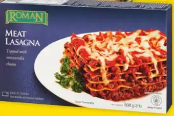 Giant Tiger Roman frozen entrée offer