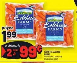 Metro CAROTTES COUPÉES PELÉES BOLTHOUSE FARMS| BOLTHOUSE FARMS PEELED BABY-CUT CARROTS offer