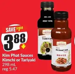 FreshCo Kim Phat Sauces Kimchi or Tariyaki offer