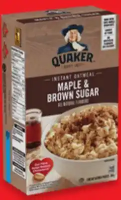 Walmart Quaker Instant Oatmeal offer