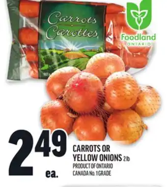 Metro CARROTS OR YELLOW ONIONS offer