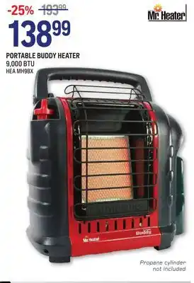 NAPA Auto Parts PORTABLE BUDDY HEATER offer