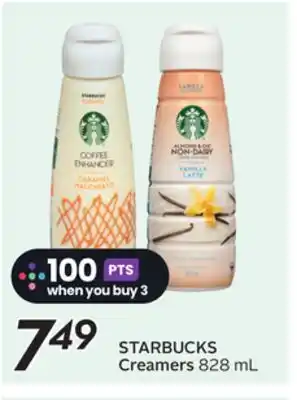 Sobeys STARBUCKS Creamers offer