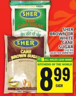 Food Basics SHER BROWN OR WHITE CANE SUGAR offer