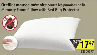 Sushi Shop Memory Foam Pillow with Bed Bug Protector offer