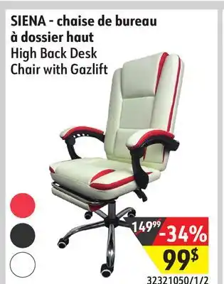 Hart High Back Desk Chair with Gazlift offer