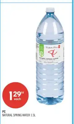 Shoppers Drug Mart PC NATURAL SPRING WATER offer