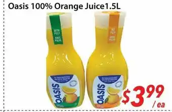 Bestco Food Mart Oasis 100% Orange Juice offer