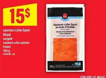 Maxi SAUMON COHO FUMÉ ROYAL | smoked coho salmon, 300 g offer