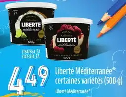 Provigo LIBERTÉ MÉDITERRANÉE , (500 g) offer