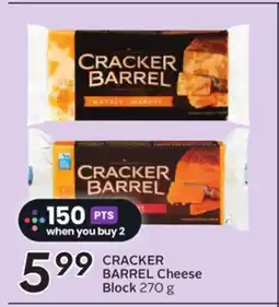 Sobeys CRACKER BARREL Cheese Block offer